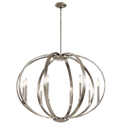 Elata 8 - Light Globe Chandelier