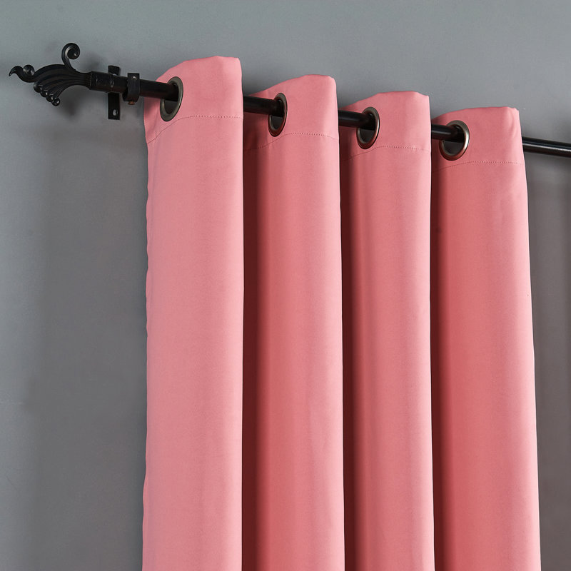 Blackout Curtain Pair, Strawberry Ice, 137.2cm W x 160cm L