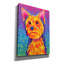 «Yorkshire Terrier» par Rebecca Wang, art mural sur toile, 12 po x 16 po-1262512381