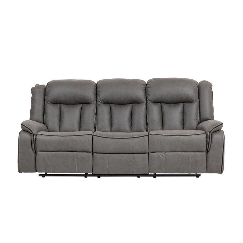Bahez 5 Seater Reclining Sofa, Grey