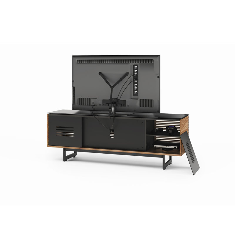 Corridor Media Console, Natural Walnut