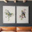 «Spring Song Blue Bird», ensemble de 2 reproductions sur toiles encadrées-61455519-61455527