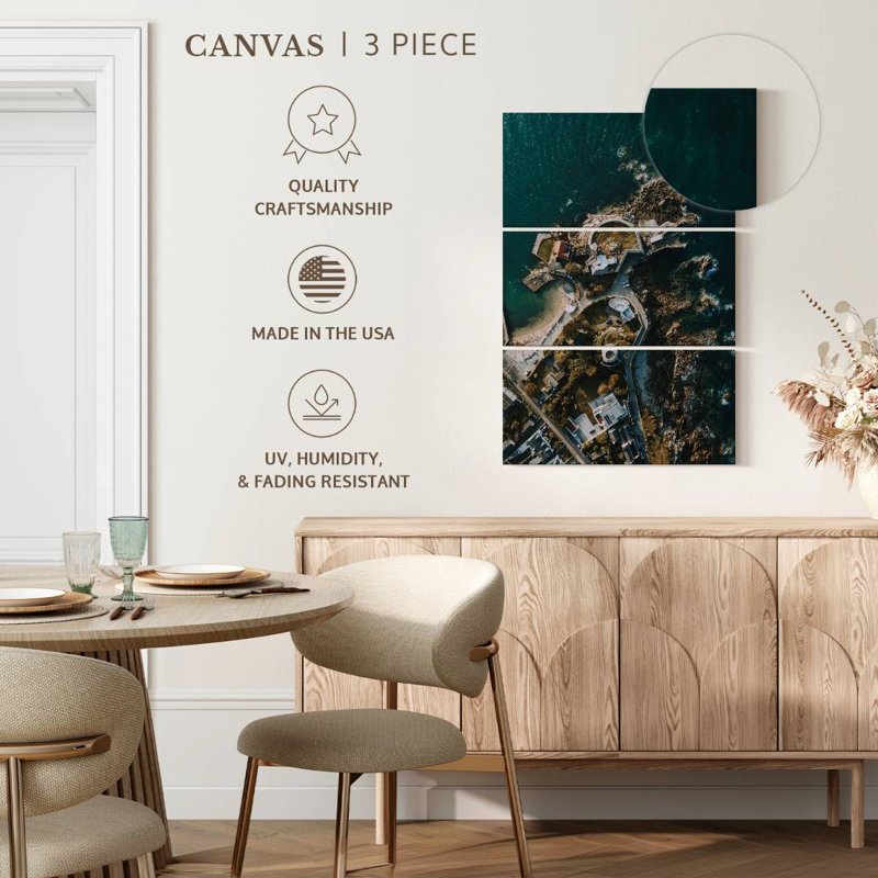 Masam vue de Forty Foot Dublin, H 38 po x l 24 po