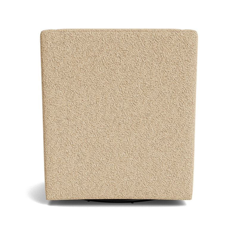 Gigi Upholstered Swivel Armchair, Berber - Dune