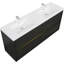 Meuble-lavabo autoportant de 72 pouces avec lavabo, rangement spacieux, comptoir en résine de pierre et tiroirs à fermeture en douceur pour les salles de bain modernes