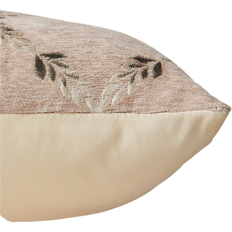Pacifica Diamonds Pattern Throw Pillow, Gold