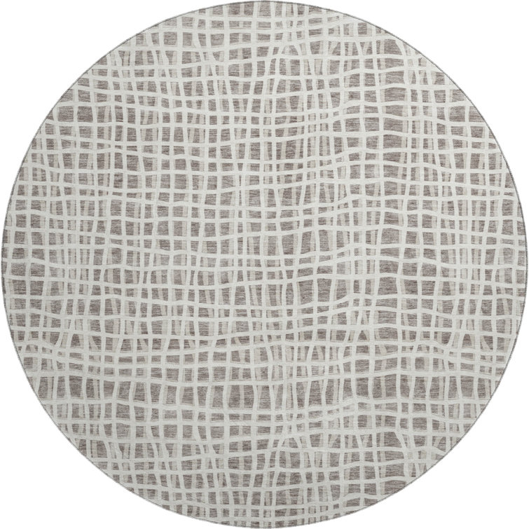 Premium Machine Washable Prisco Taupe Rug