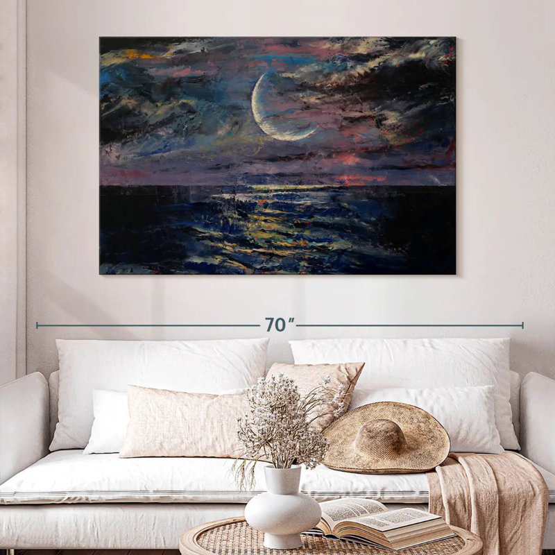 Oberle Moon, 34" H x 51" W