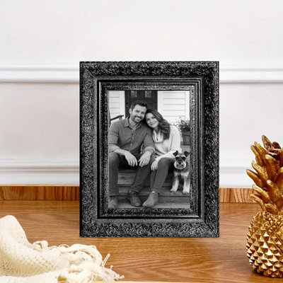 Cadre photo élégant 3 pièces 8 "x 10" noir pour cadeaux d'anniversaire
