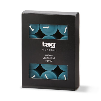 Bougies votives Color Studio S / 12 olive