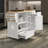 Kitchen Island Cart With Storage Cabinet And Two Locking Wheels-1934197362