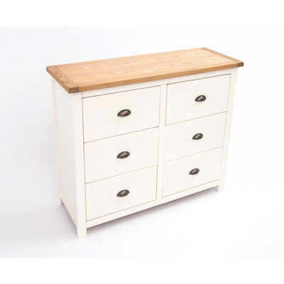 110 cm W Chest of 6 Drawers