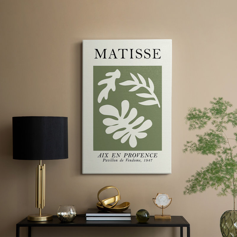 Matisse CCLxxix, reproduction d'art encadrée, H 12 po x l 8 po