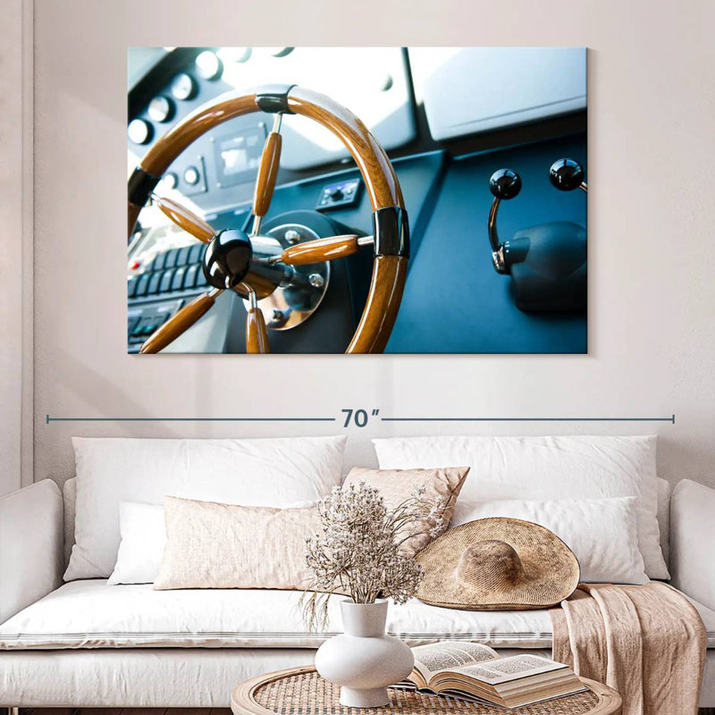 Mehar Luxury Yacht Helm, 34" H x 51" W