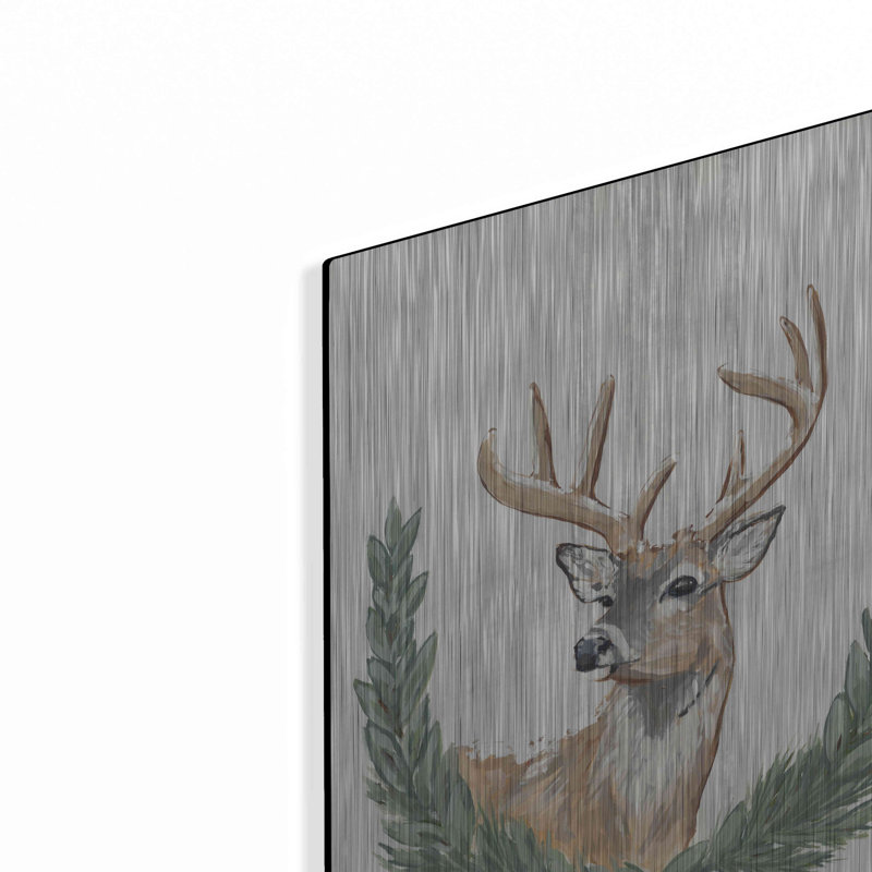 «Arctic Winter Deer» par Sara Baker, H 16 po x l 12 po