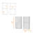 2 Bathroom Medicine Cabinets With Open Shelf-148296798