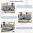 91" Upholstery Sectional Sofa with Storage Chaise, Chenille Convertible Sleeper Sofa Bed with USB Port, 2 Cup Holders on Back Cushions-553481783