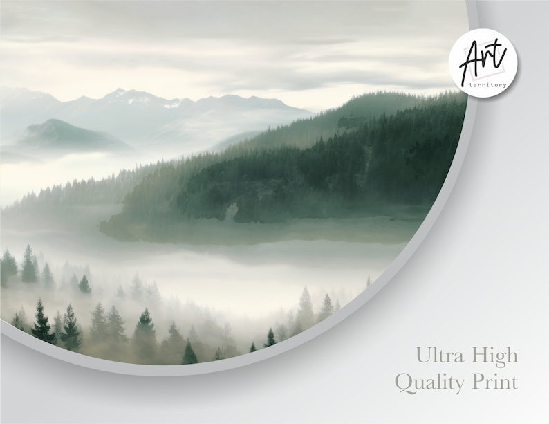 Parc national des Great Smoky Mountains, art mural horizontal, Toile tendue, H 16 po x l 32 po x P 1,5 po
