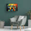 «Animals Colorful Cat 2 on Canvas» par Ray Heere, reproduction-1215627389