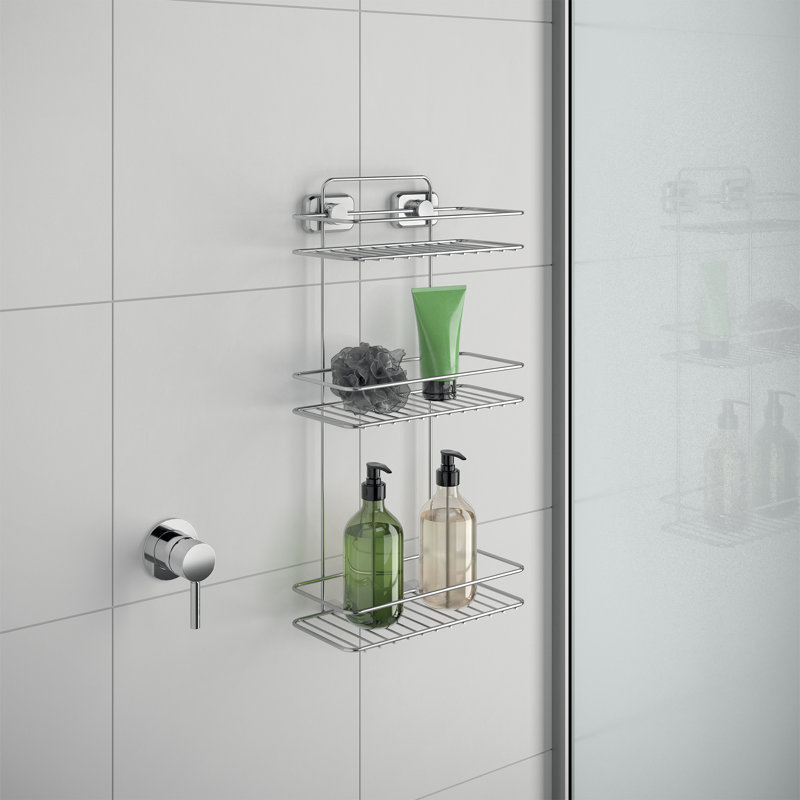 Iron Bathroom Shelves, 53cm H x 26cm W x 13cm D