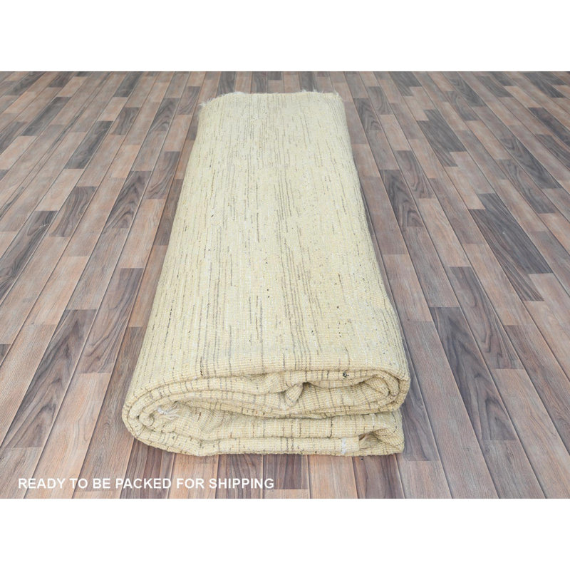Très grand tapis berbère marocain en laine pure ivoire noué à la main 12 pi 4 po x 18 pi 1 po B7B5A84CC1044A2891E9F9309FFDD32D