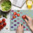 Ambesonne Polka Dots Cutting Board Large Digital Multicolor