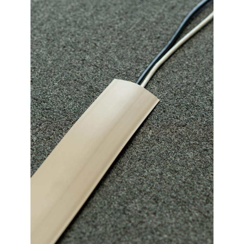 Ivory 15 ft Low Profile Cable Protector with Adhesive