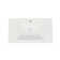 MEBO 36'' White Reinforced Acrylic Rectangular Bathroom Sink with Overflow