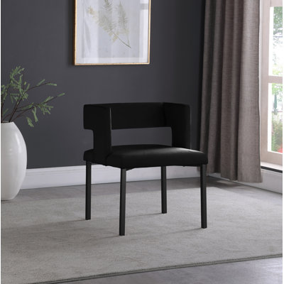 Inga 19'' H Velvet Upholstered Side Chair