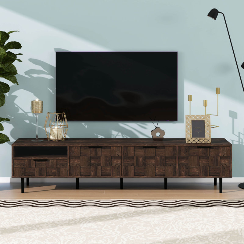 Meuble télé 78 pouces Mid Century Modern