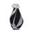 Modern Neutral Glass Black Abstract Abstract Contemporary Vase-1666120922
