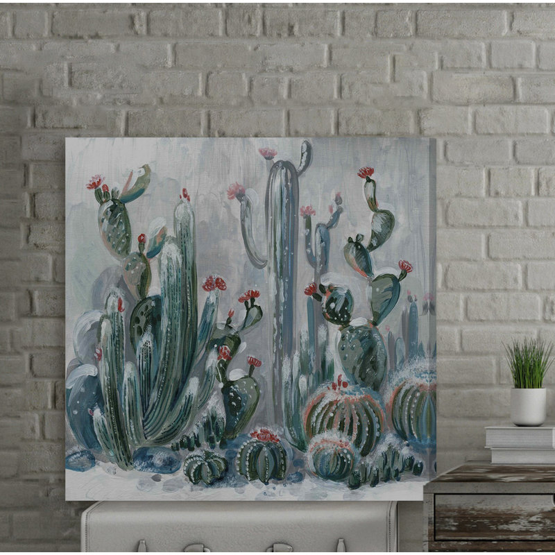 " Cactus Garden II ", 48" H x 48" W