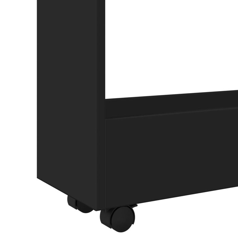 Narrow Serving Cart, Black