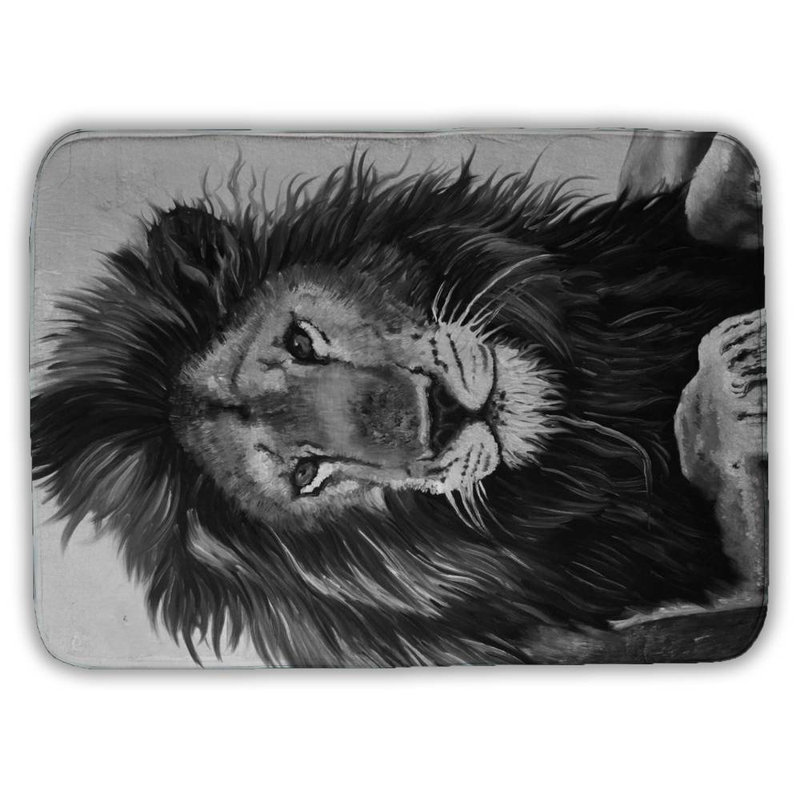 The lion king Bath Mat with Non-Slip Backing - Quick Dry Memory Foam Bathroom Rug - Absorbent - Modern Plush Spa-Style - Machine Washable