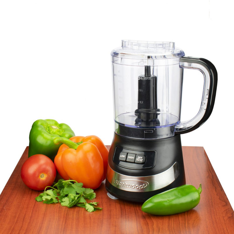 Brentwood 3 Cup Food Processor, Black