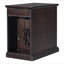 Table d'appoint Classic Vintage Livingroom avec ports USB et un tiroir multifonctionnel avec porte-gobelets-1844748905