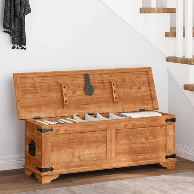 Meuble de rangement en bois de manguier massif