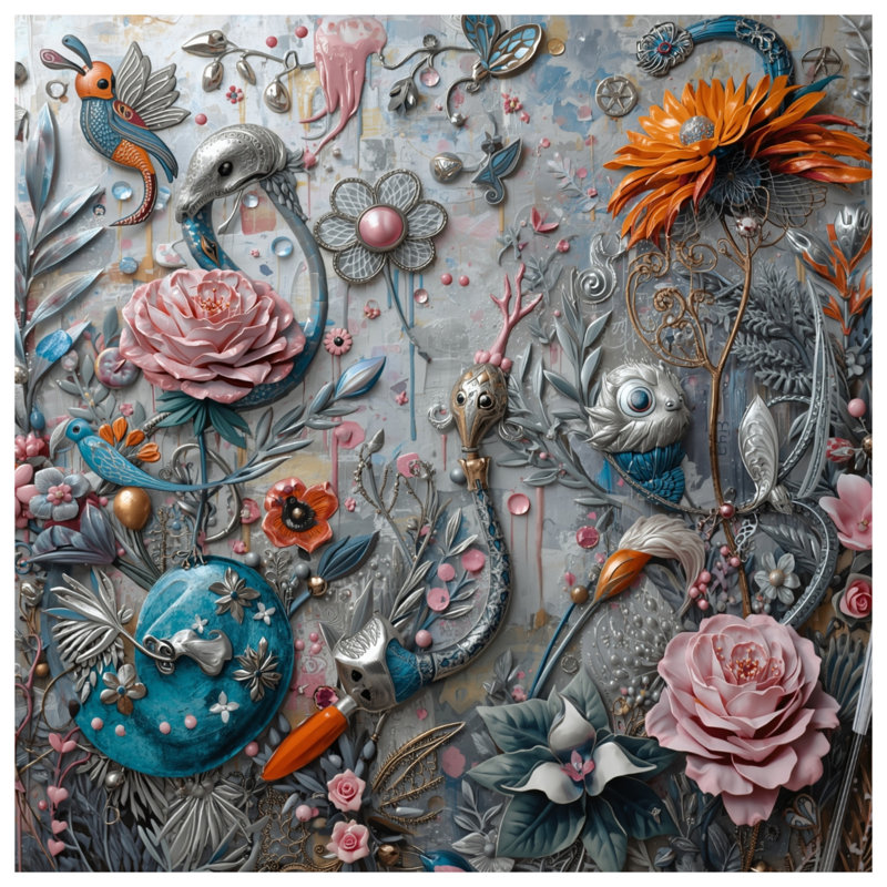 Coussins Floraux, 26 x 26 pouces