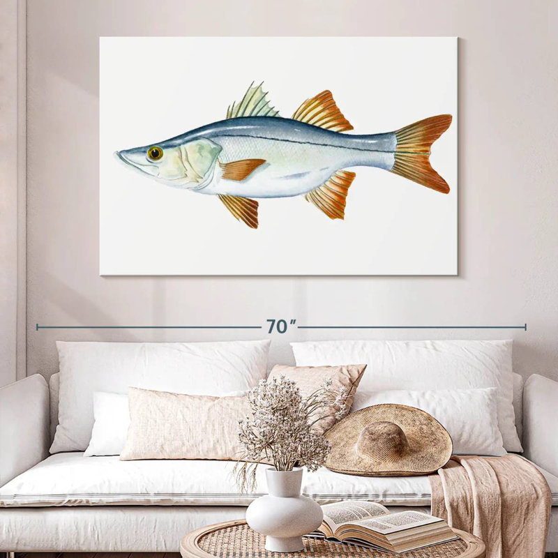 Brampt Snook, 34" H x 51" W