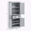 Armoire de rangement avec tiroir et tablettes réglables-954359752