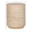 Mikylee Concrete Side Table - Travertine Look
