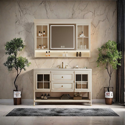 Armoire de salle de bain style français