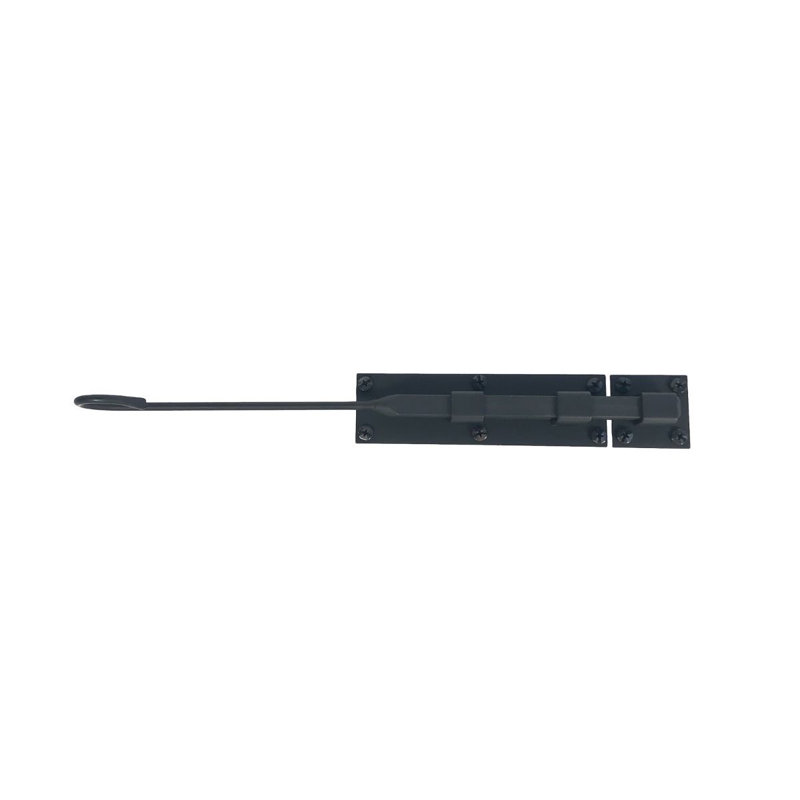 Forged Iron Cane Bolt Latch, 14"