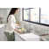 Method Pull Out Single Handle Kitchen Faucet with Power Clean and Duralock