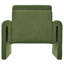 Chaise d'appoint moderne - rembourrée Bouclé pour un revêtement de salon élégant et confortable