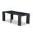 13-piece Modern Dining Table Set a Rectangular Kitchen Table and 12 Doeskin Linen Fabric Dining Chair, Wire Brushed Black-385238393-396451474-385238374
