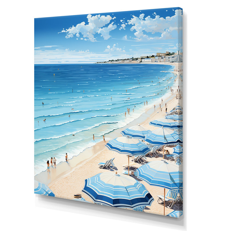 «French Coast Cannes Harmony», reproduction sur toile, Toile tendue, H 20 po x l 12 po x P 1 po