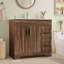 Meuble-lavabo simple 36 po avec comptoir en céramique et robinet, meuble-lavabo avec tiroirs et armoire 2 portes-1052395445
