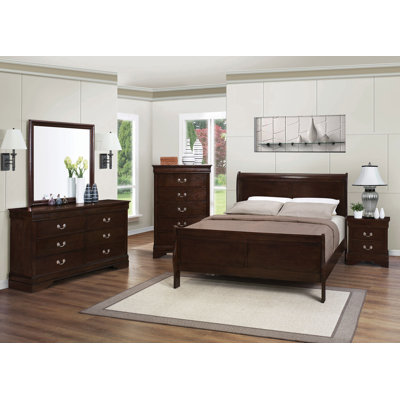 Jeanine Sleigh Panel Bedroom Set_4 Piece -  Red Barrel StudioÂ®, 1B29DDF1A9C1430B825F3615B0787896