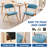 Upholstered Padded Stackable Folding Chair-347054824